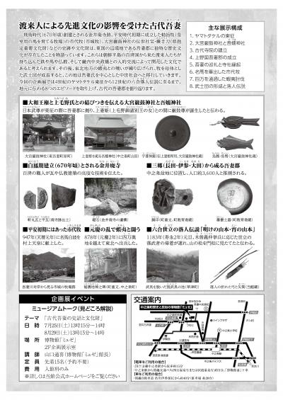 第２回企画展（裏）
