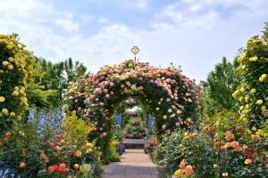 ローズガーデンの景観