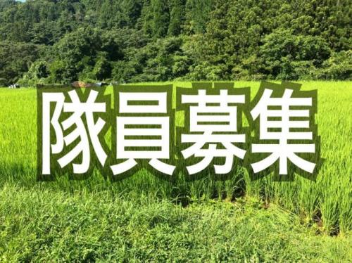 実施隊員募集のイメージ画像